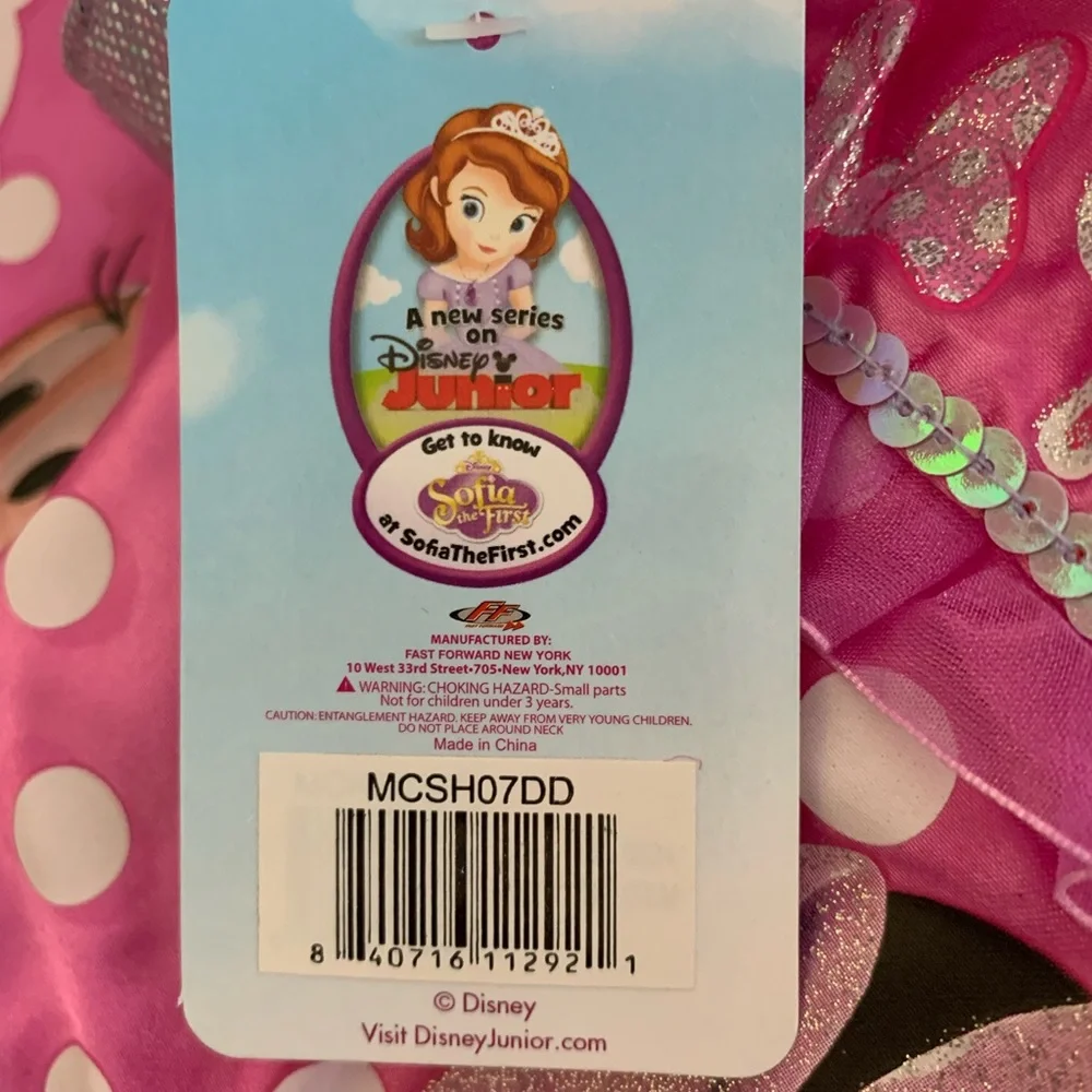 Disney Minnie Mouse Satin Bags Bundle of 3